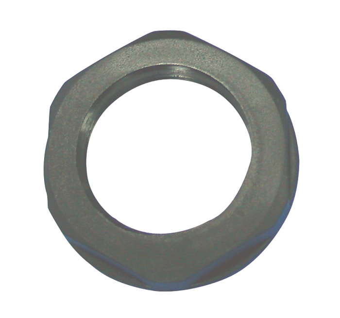 RS PRO Grey Nylon 66 Cable Gland Locknut, PG7 Thread, IP68