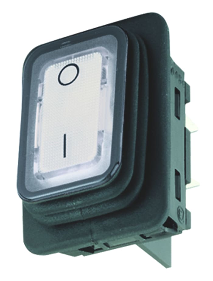 Marquardt DPST, Latching Rocker Switch Panel Mount