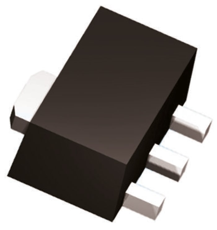 Infineon BCX5616H6327XTSA1 NPN Bipolar Transistor, 1 A, 80 V, 3-Pin SOT-89