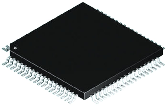 DSPIC30F6014-30I/PF Microchip, 16bit Digital Signal Processor 30MHz 144 kB Flash 80-Pin TQFP