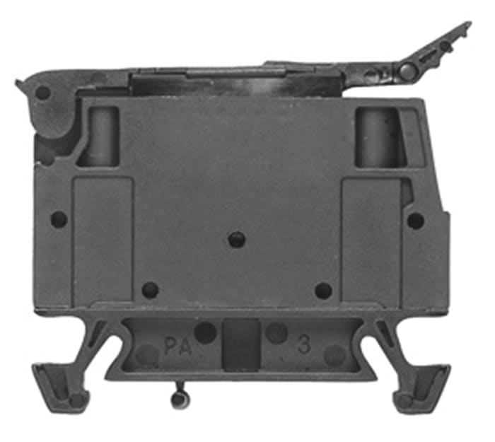 1880420000 Weidmüller Weidmüller W Series Black Fused DIN Rail