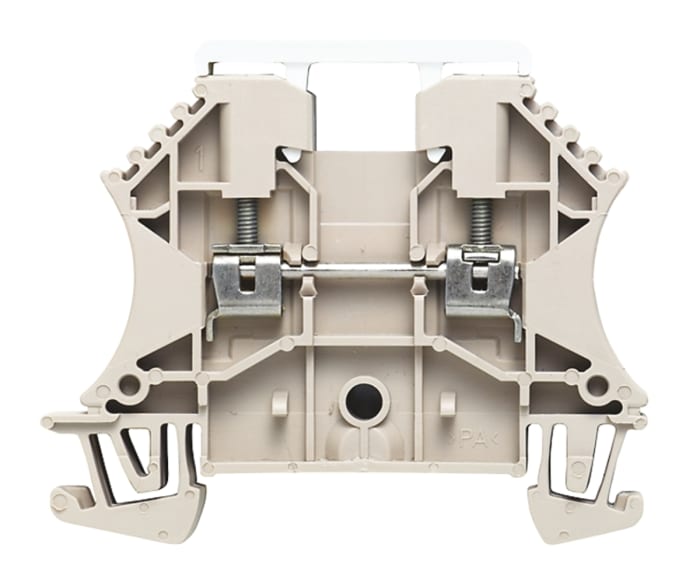 Weidmuller 1024100000 W Series Dark Beige, 2.5mm², Single-Level, Screw Termination, ATEX