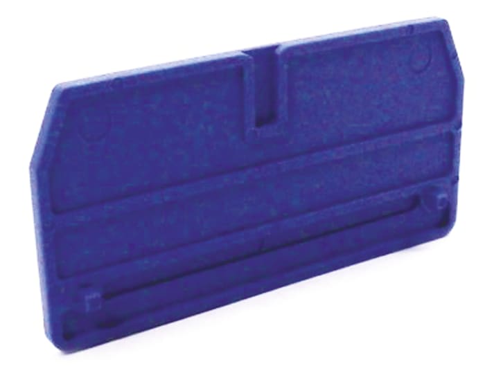 Weidmuller Z Series End Cover for Use with Terminal ZDU 2.5/2 x 2AN, Terminal ZDU 2.5/2 x 2AN BL, Terminal ZDU 2.5/2 x