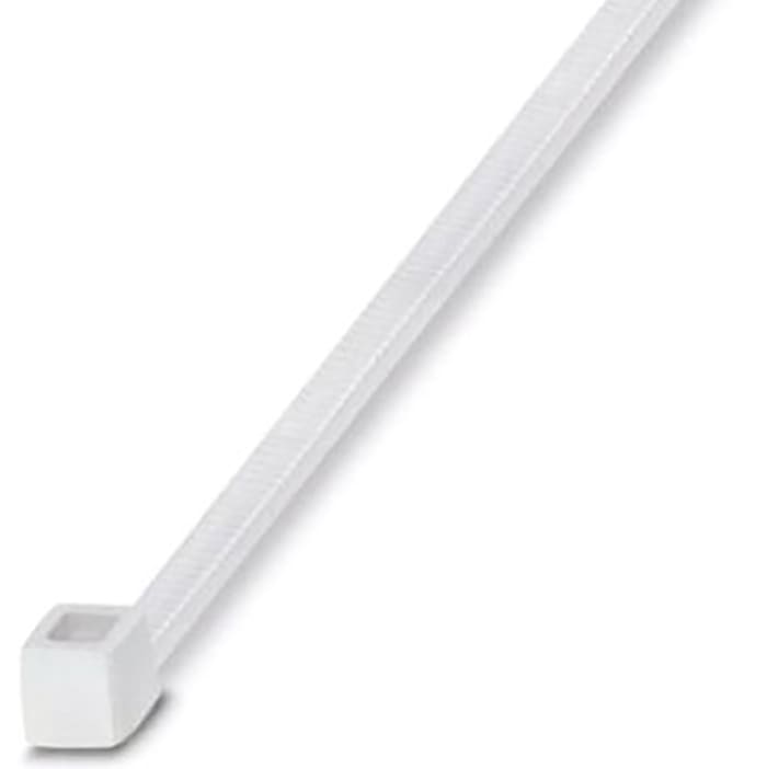 Phoenix Contact Cable Tie, Internal Teeth, 850mm x 12.6 mm, Clear Polyamide, Pk-50