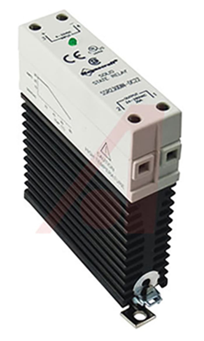 Schneider Electric Solid State Relay, 10 A Load, DIN Rail Mount, 280 V ac Load, 280 V ac Control
