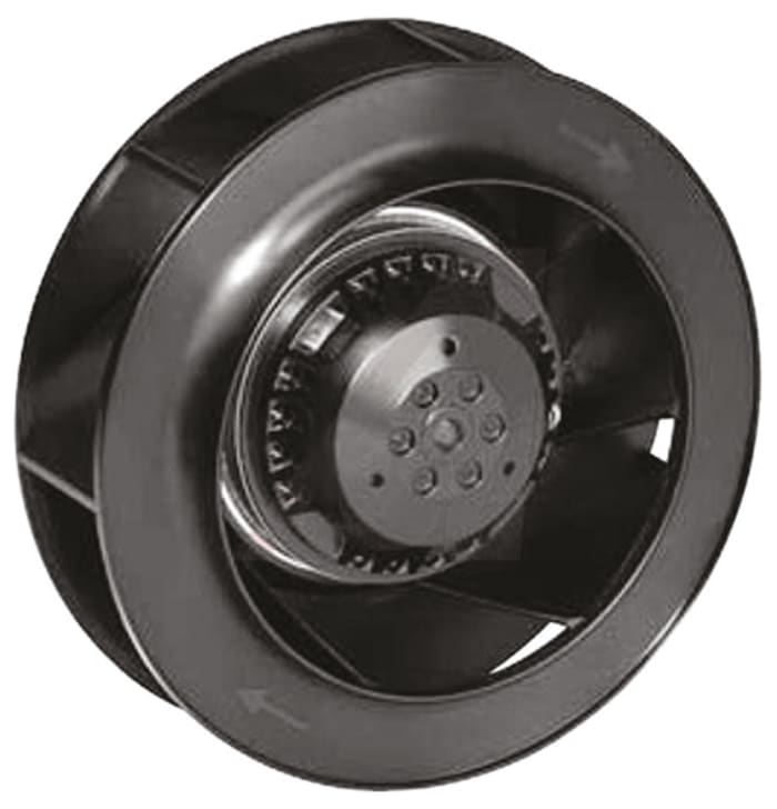 ebm-papst R2E220 Series Centrifugal Fan, 230 V ac, 900m³/h, AC Operation, 220 (Dia.) x 71 Dmm