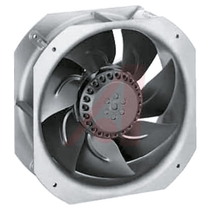 Axiální ventilátor, řada: W2E200 AC, 225 x 225 x 80mm, průtok vzduchu: 850m³/h 60W 115 V AC