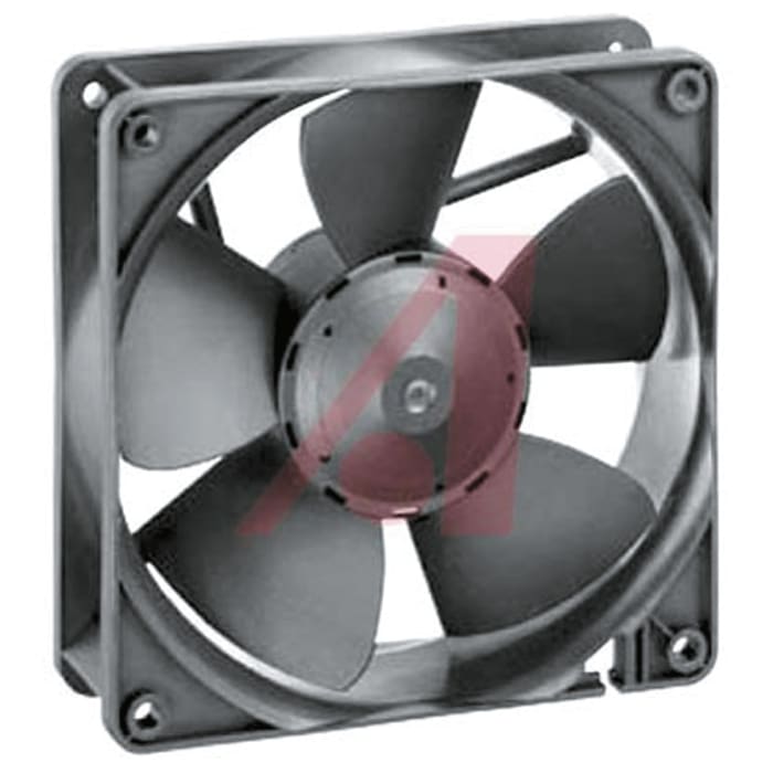 ebm-papst W2G107 Series Axial Fan, 24 V dc, DC Operation, 40.78m³/h, 3.3W, 119 x 119 x 38mm