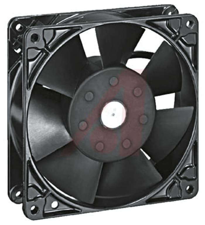 ebm-papst 5900 Series Axial Fan, 115 V ac, AC Operation, 206m³/h, 17W, 127 x 127 x 38mm