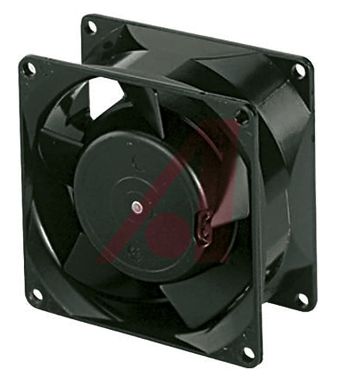 ebm-papst 8500 Series Axial Fan, 115 V ac, AC Operation, 61m³/h, 11W, 80 x 80 x 38mm