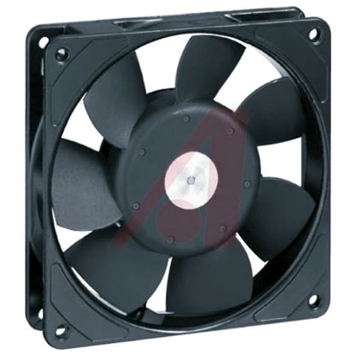 ebm-papst 9900 Series Axial Fan, 115 V ac, AC Operation, 111m³/h, 8W, 119 x 119 x 25mm