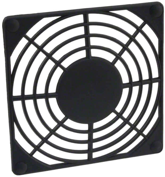 ebm-papst LZ32-3 Series Plastic Finger Guard for 80mm Fans, 71.5mm Hole Spacing, 80 x 80mm