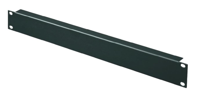 Panneau d'obturation 1U Rittal, 44 x 482.6mm, Noir