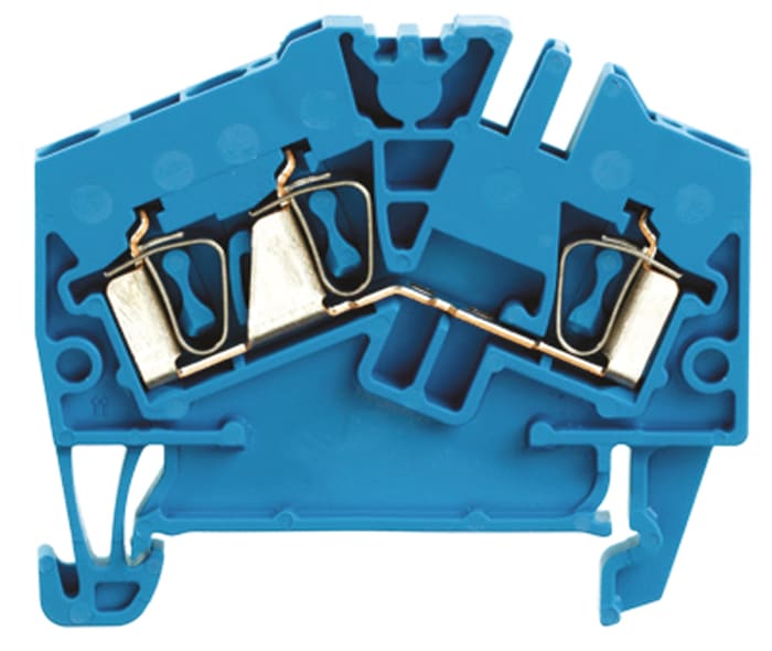 Weidmuller 1706040000 Z Series Blue, 2.5mm², Single-Level, Clamp Termination