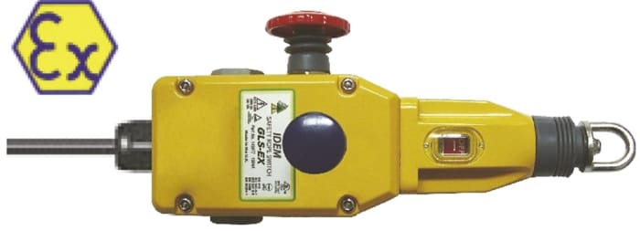 IDEM GLS-Ex Rope Pull Switch, 80m, 2NC, Straight