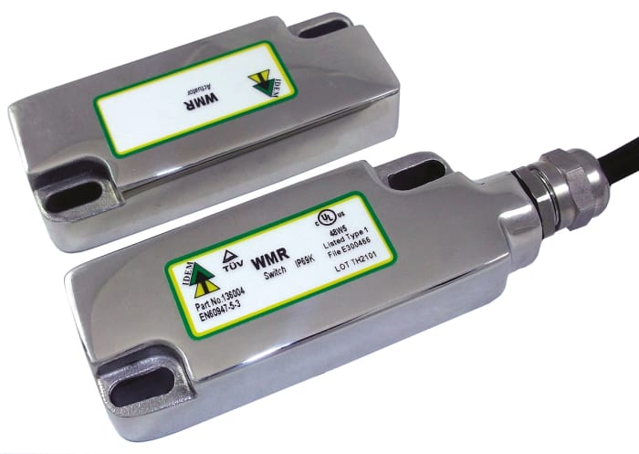 Interrupteur de sécurité sans contact IDEM WMR HYGIEMAG 250V c.a. NF Câble 2 m
