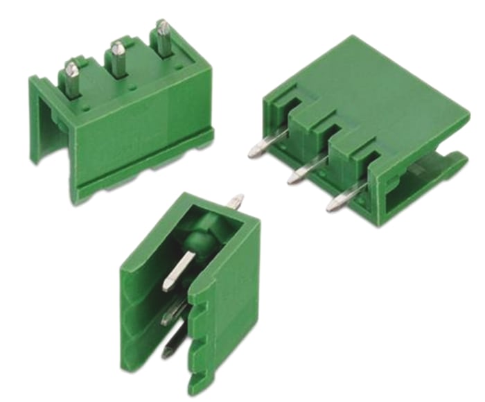 Wurth Elektronik, 5.0mm Pitch, 3117, 2 Way, , Pluggable Terminal Block, Header, Through Hole, Solder Termination,