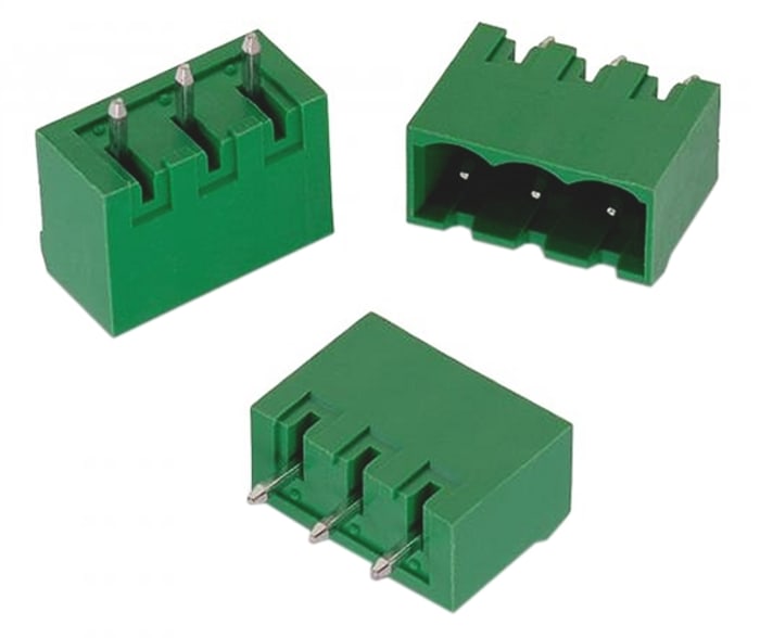 Wurth Elektronik 3117 Series Pluggable Terminal Block, 6-Contact, 5 mm Pitch, 1 Row, 691311700106