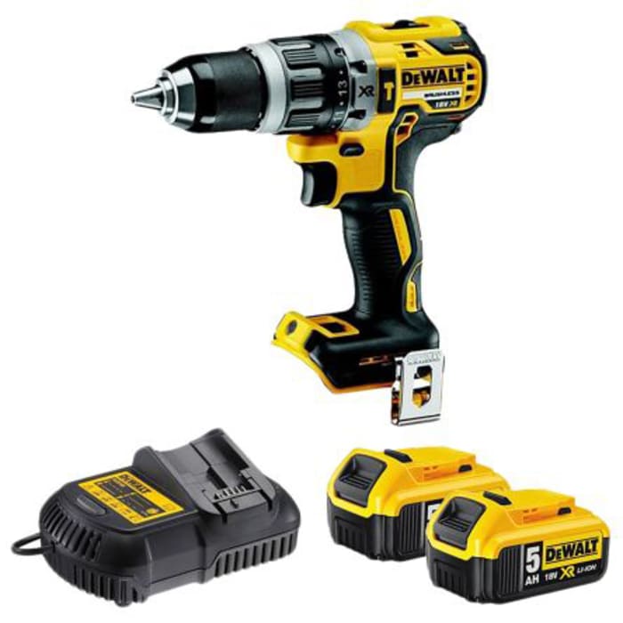 Taladro Atornillador Percutor DEWALT DCD796P2 (18V.-5,0Ah) - Litio