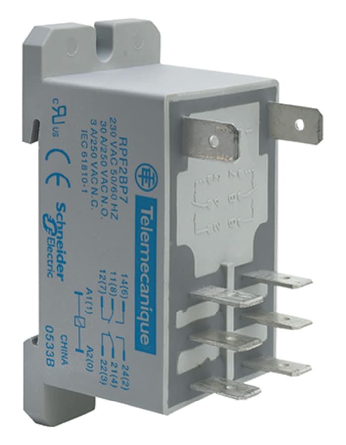 Power relay, 25 A, 250 V, rpf + options