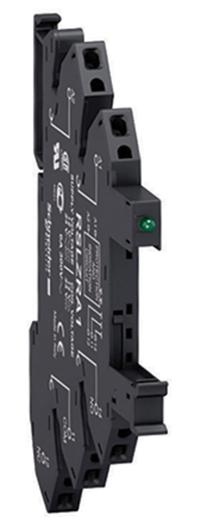 Support relais Schneider Electric, 12 V ac/dc, 24 V ac/dc, pour Relais RSL