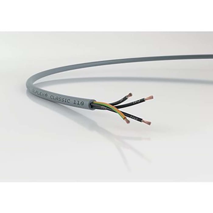 Control Cable 18žilový plocha průřezu 0,5 mm², 9 A, 300 V PVC plášť , vnější průměr: 10.5mm RS PRO 50m