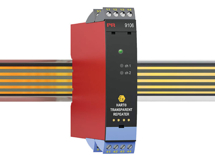 PR Electronics 9 Series Signal Conditioner, Current Input, Current, Relay Output, 19.2 → 31.2V dc Supply