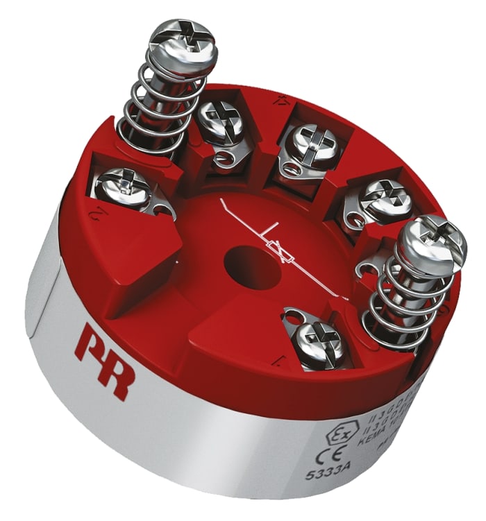 Émetteur de température PR Electronics série 5300, -200°C → 850°C, entrée  universelle, 8 → 35 V c.c