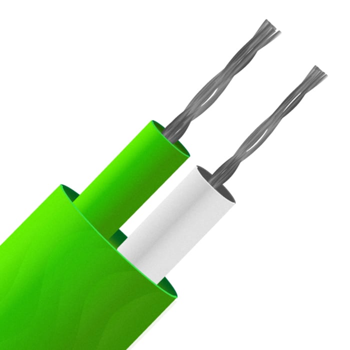 RS PRO Type K Thermocouple Cable/Wire, 10m, Unscreened, PTFE Insulation, +260°C Max, 7/0.2mm
