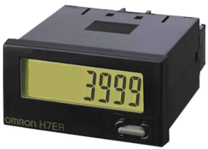 Omron H7ER Tachometer, 5 Digit 7-Segment LCD, 10kHz