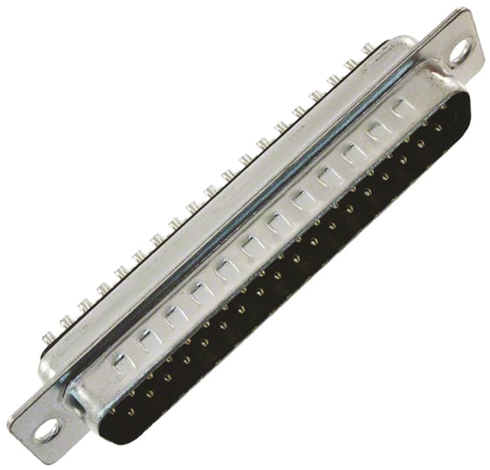 3M, 8000 Panel Mount, 37 Pin Solder D-sub Connector Plug