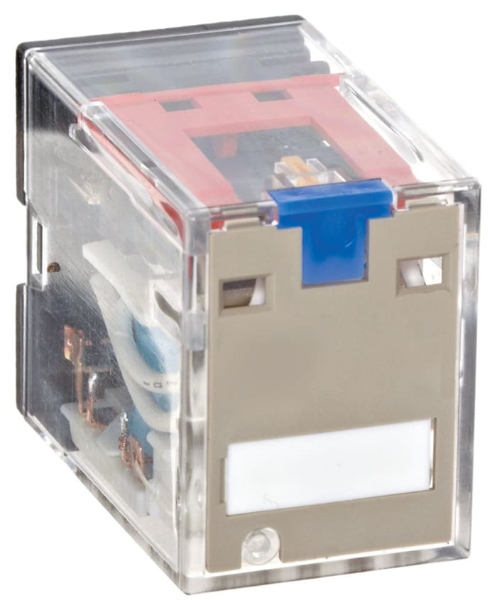 Omron Plug In Non-Latching Relay, 240V ac Coil, 10A Switching Current, DPDT