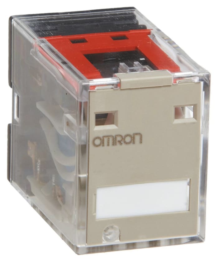 Omron Plug In Power Relay, 24V dc Coil, 5A Switching Current, 4PDT