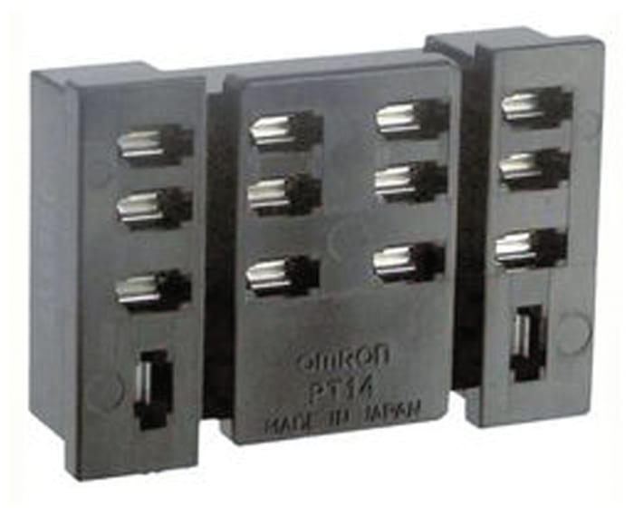 Support relais Omron série PT 14 contacts, Montage sur CI, 250V c.a., pour Relais série LY