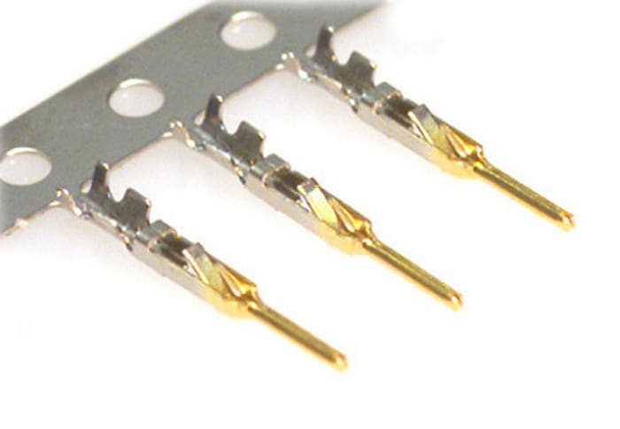 Hirose Male Crimp Circular Connector Contact, Wire Size 30 → 26 AWG