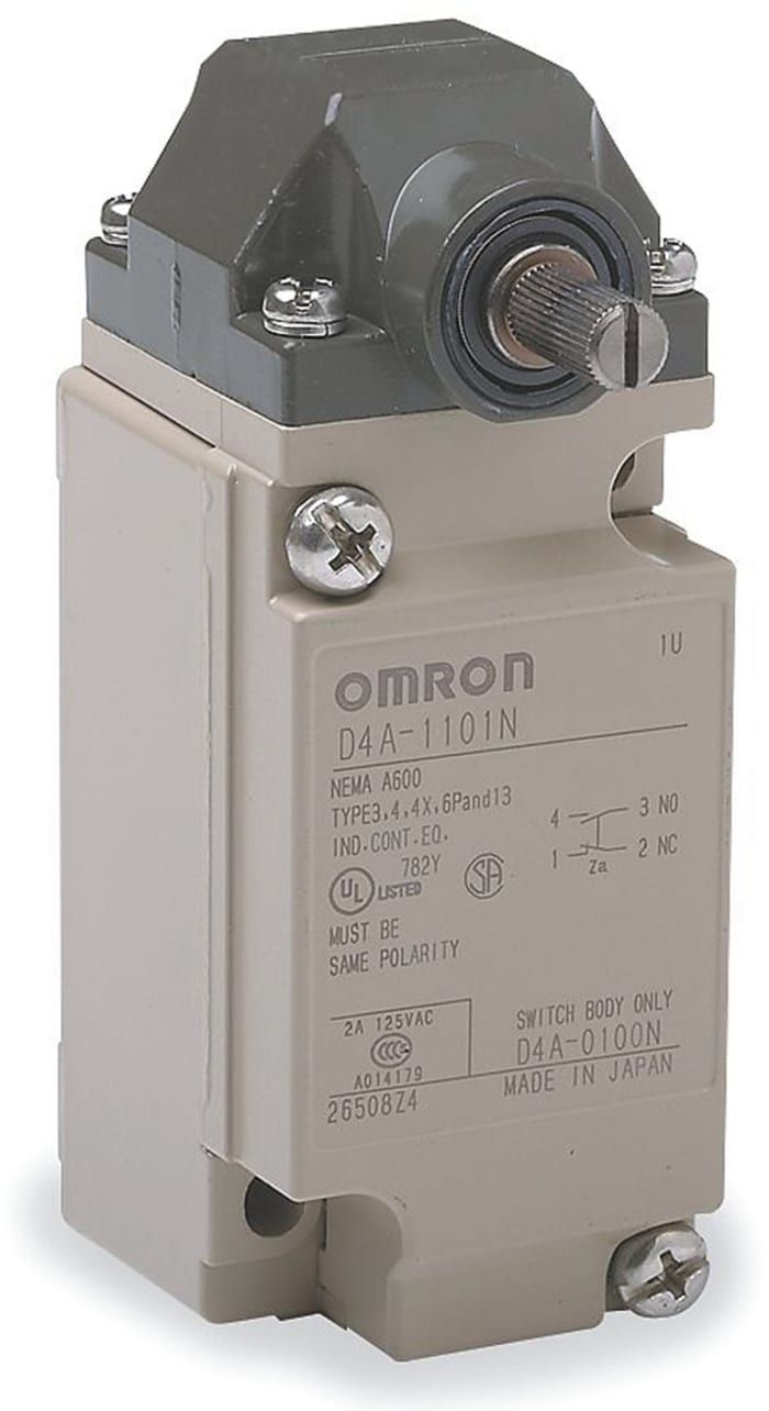 Koncový spínač 10 A NO/NC 600V IP67