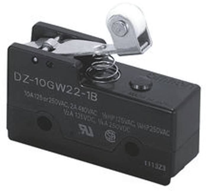 Interrupteur de fin de course Omron, Levier, 2 N/O, 2 N/F, 10A, 250V