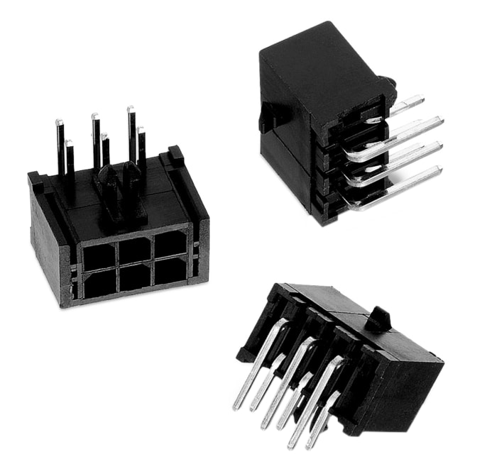 WR-MPC3 3.00 Dual Right Angle Header 08p