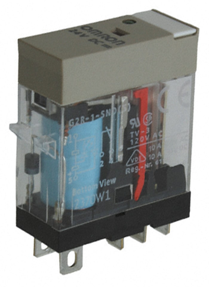 Omron Smart Power Relay, 10 A Load, Plug In, 125 V dc, 440 V ac Load
