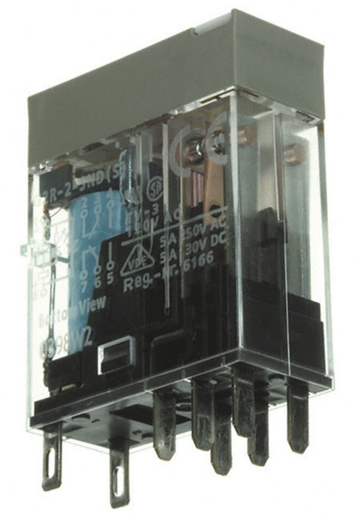Omron Smart Power Relay, 5 A Load, Plug In, 125 V dc, 380 V ac Load