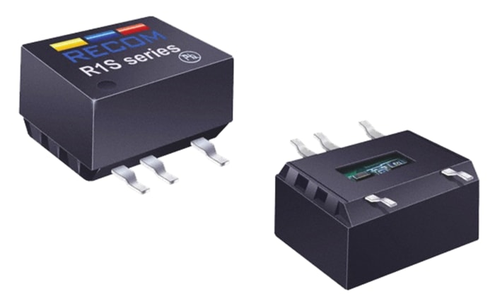 R1S-0505/HP Recom | Recom R1S DC-DC Converter, 5V dc/ 200mA Output, 4.5 ...