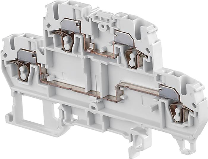 ABB SNA Series Grey Double Level Terminal Block, 2.5mm², Double-Level, Spring Termination