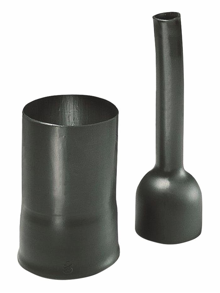 HellermannTyton Cable Boot 100 Black, Polyolefin Adhesive Backing, 22.3 mm