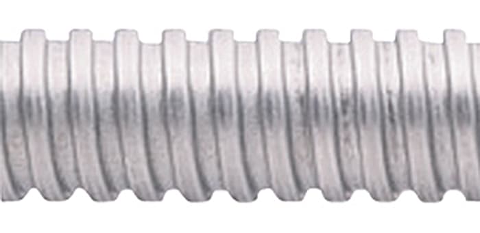 Adaptaflex Flexible Conduit, 20mm Nominal Diameter, Galvanised Steel, Metal