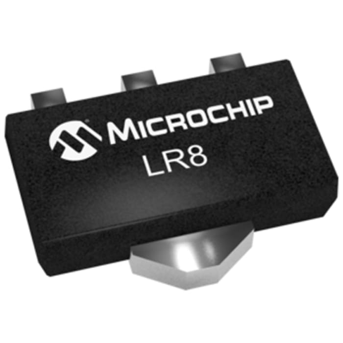 Microchip LR8N8-G, 1 Linear Voltage, Voltage Regulator 30mA, 1.2 → 440 V 3-Pin, SOT-89