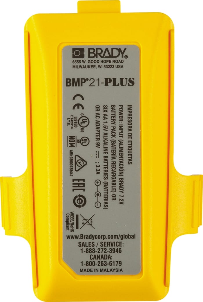 BMP21PLUSBATT Brady Brady Battery 8294694 RS Components