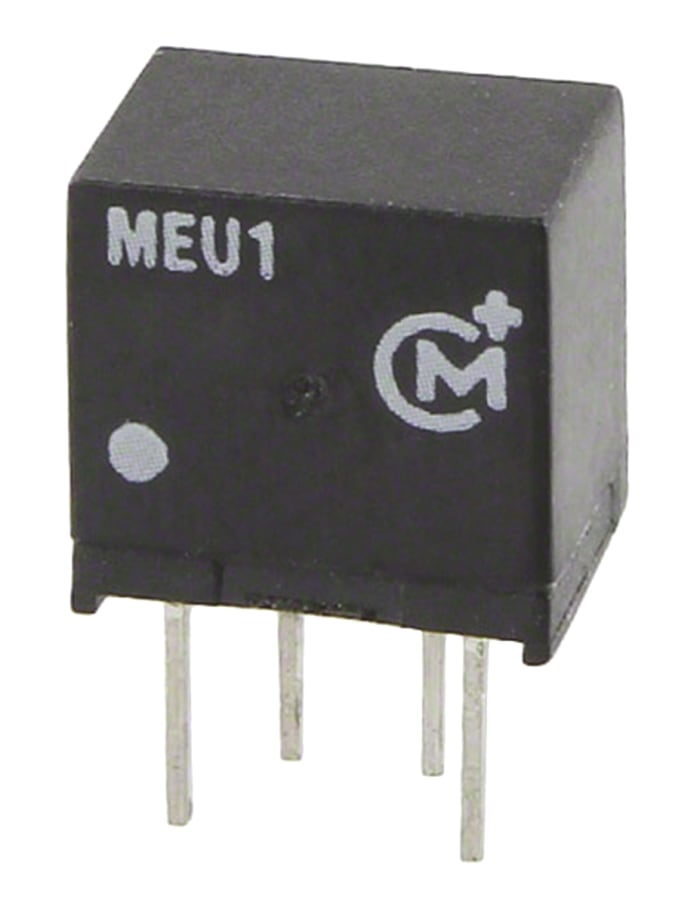 Murata Power Solutions MEU1 Isolated DC-DC Converter, 12V dc/ 83mA Output, 10.8 → 13.2 V dc Input, 1W, Through