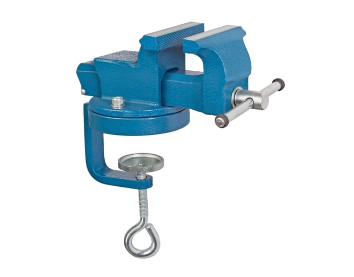 RS PRO Bench Vice x 37.5mm 75mm x 45mm, 1.8kg