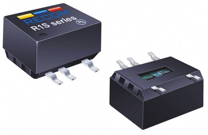 Recom R2S Isolated DC-DC Converter, 5V dc/ 400mA Output, 21.6 → 26.4 V dc Input, 2W, Surface Mount, 100°C Max