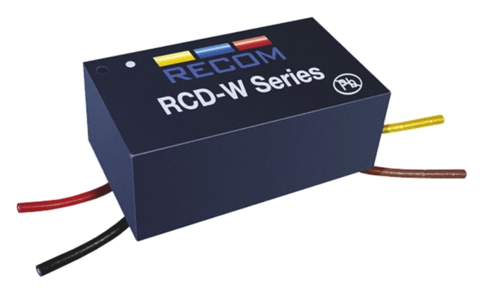 Recom LED Driver, 2 → 35V dc Output, 12W Output, 0 → 350mA Output, Constant Current Dimmable